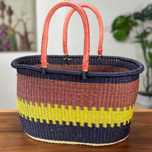 Colorful XL Oval Basket