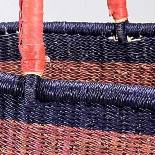 Colorful XL Oval Basket detail