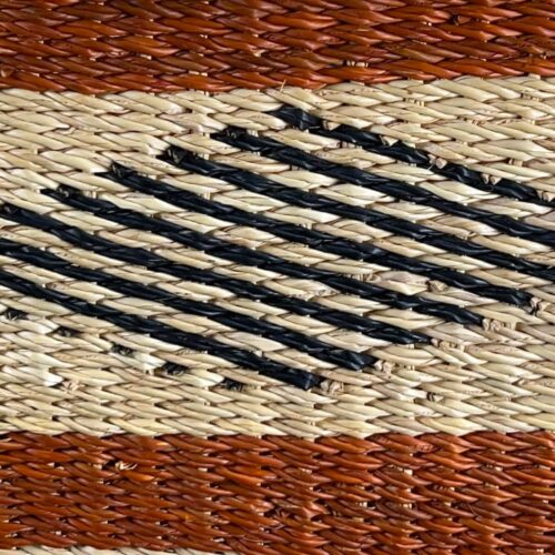 Closeup of Weave on Moses Basket
