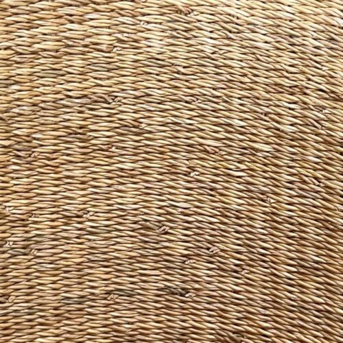 Closeup of Natural Colored Weave on a Moses Basket