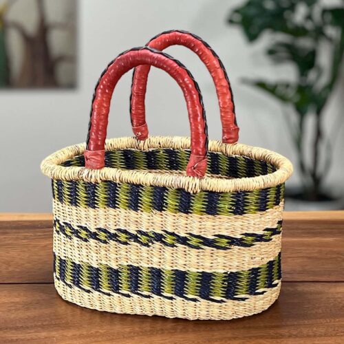 Small Oval African Basket