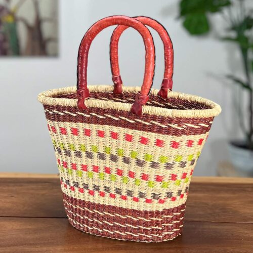 V-Shape Oval Ghana Basket