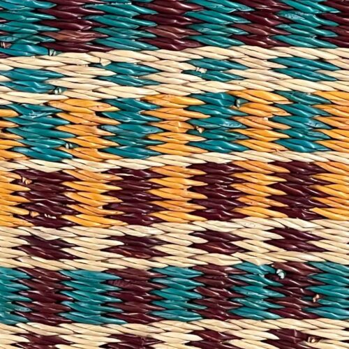closeup of V-Shape Oval Ghana Basket