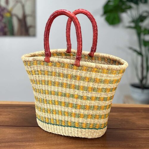 V-Shape Oval Ghana Basket