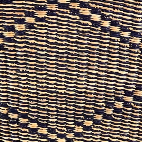 Closeup Detail of XL Shopping Tote Ghana Basket