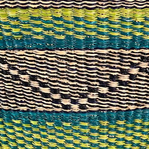 Closeup detail of XL Shopping Tote Ghana Basket