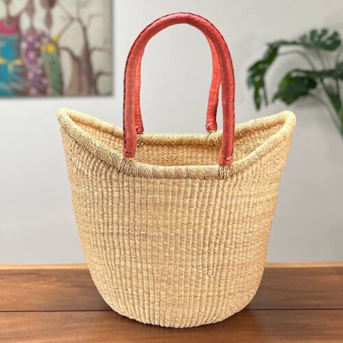 Natural XL Shopping Tote