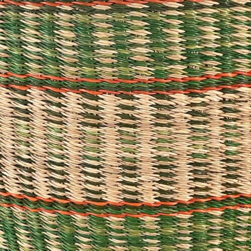 Closeup detail of Round Basket without a handle