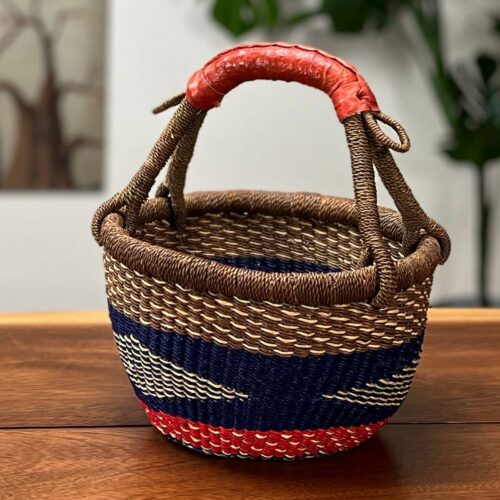 Small Round Ghana Market Basket