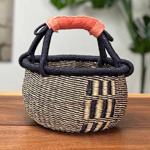 Small Round Ghana Market Basket