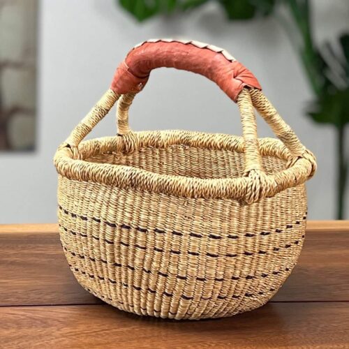 Small Round Ghana Market Basket