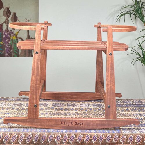 Mocha Moses Basket Stand