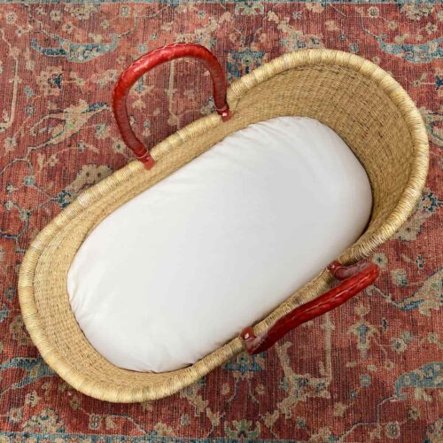 Natural Ivory Moses Basket Sheet